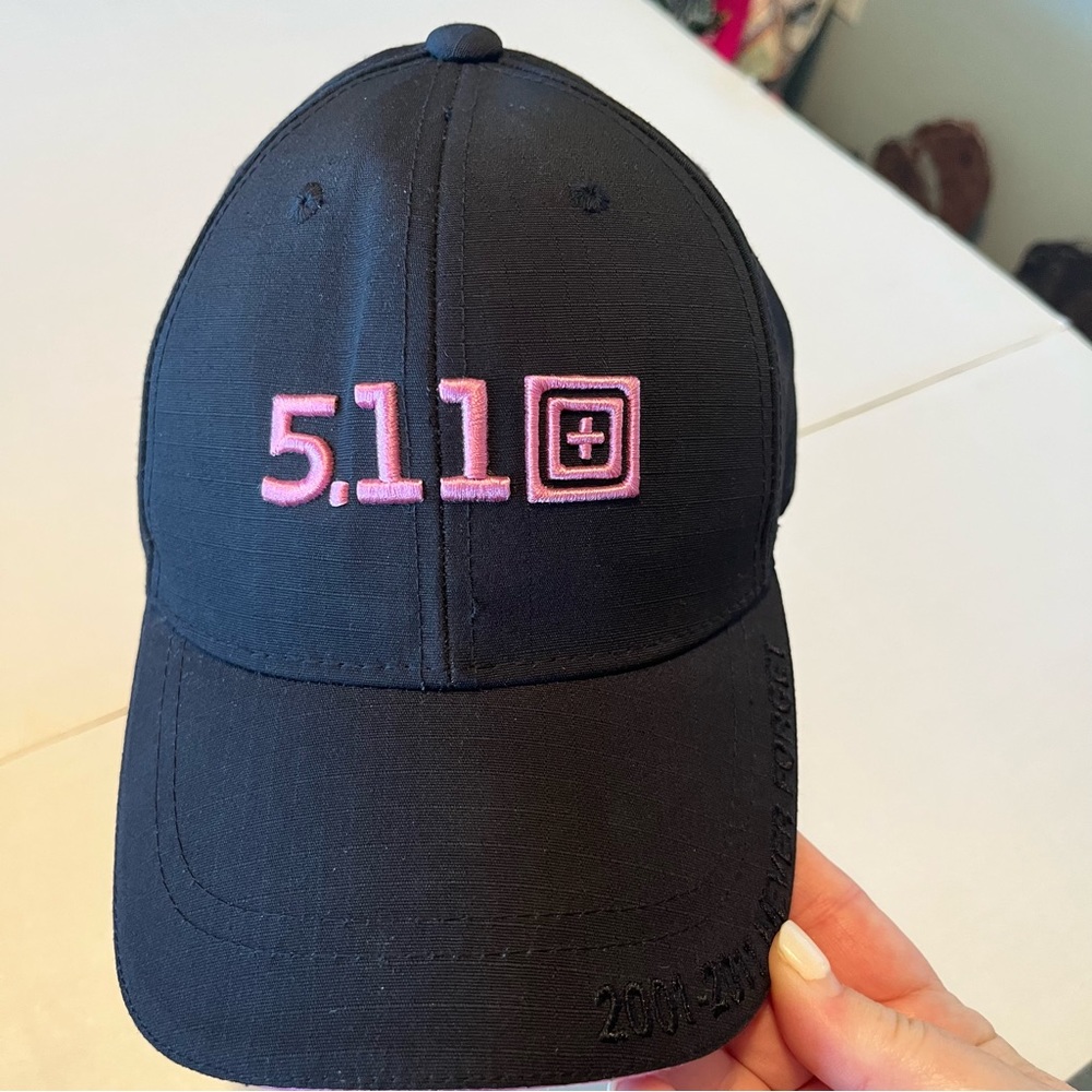 5.11 Tactical Womens Black Pink Hat 2001 - 2011 Never Forget Chief Supply 911